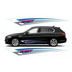 naklejki do auta, tuning, pojazd, sportowy charakter