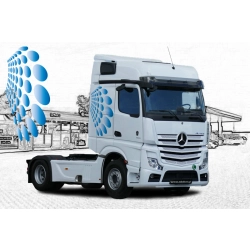 Naklejka grafika na kabinę Mercedes Actros zestaw naklejek
