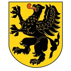 Naklejka herb województwa pomorskiego