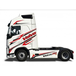 Zmień estetykę kabiny swojego Volvo FH, wykorzystując gotowe naklejki ozdobne na bok kabiny