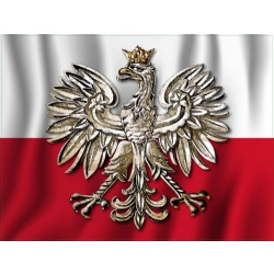 Naklejka orzeł polski tablica naklejki ciężarówki ADR