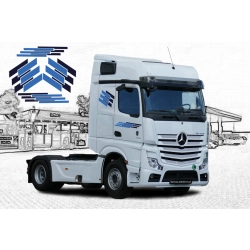 Naklejka grafika na kabinę Mercedes Actros Geo tuningowa