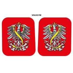 Naklejka orzeł jagielloński Volvo FM bok kabina