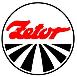 Zetor naklejka z logo na ciągnik rolniczy