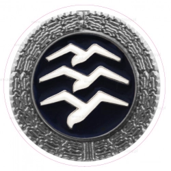 Naklejka FAI odznaka szybowcowa srebrna