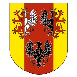 Naklejka herb województwo łodzkie naklejki