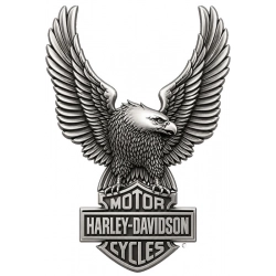 Harley Davidson, naklejka, motocykl, symbol, motor, wolność, siła, orzeł, wzór,