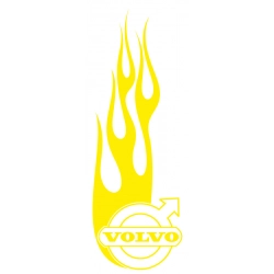 Volvo Fh naklejka z logo, wzór tribal, naklejka na bok kabiny