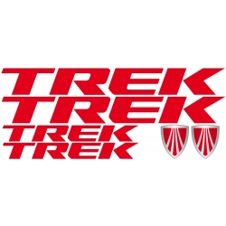 Zestaw naklejek Trek logo rower górski zamiennik