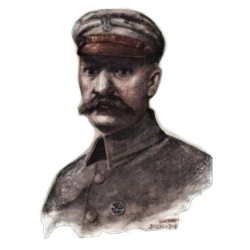 Naklejka Józef Piłsudzki marszałek Polski
