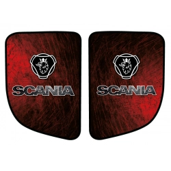 naklejki, logo scania r, kabina ciężarówki, samochody ciężarowe, naklejka, tuning tirów, oklejanie, logo na kabinie, log