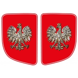 Naklejka Orzeł Polski SCANIA R bok kabiny