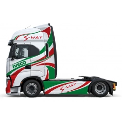iveco s-way, naklejki, tuningowe, kabina, wnętrze, styl, italy style, oryginalny wzór, graficzny, personalizacja, ciężar