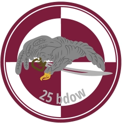 Naklejka 25 Brygada Kawalerii Powietrznej Batalion Dowodzenia