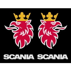 naklejki na lusterka tuningowy zestaw Scania