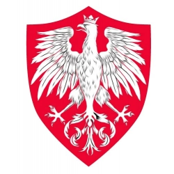 Naklejka orzeł polski tarcza samochod kask motocykl quad