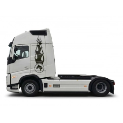 Naklejka na kabinę Volvo FH 16 tribal z głową konia