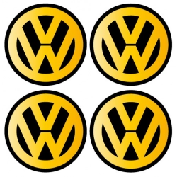 Odblaskowe naklejki na kołpaki VW