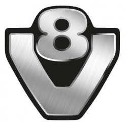 naklejki na kabinę ciężarówki scania v8