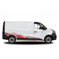 naklejki tuningowe opel vivaro, naklejki tuningowe do busa vivaro opel, naklejki tuningowe na bok dla opel vivaro, nakle
