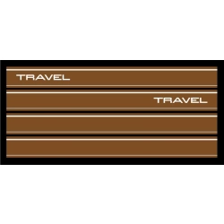 Naklejki pasy na bok auta drzwi naklejki Travel