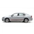 Volkswagen Jetta z efektownymi naklejkami tuningowymi i szachownicowymi na bokach.