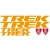 Zestaw naklejek Trek logo rower górski odblaskowe