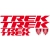 Zestaw naklejek Trek logo rower górski zamiennik
