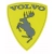 Naklejka Volvo logo łoś żółte samochód znaczek