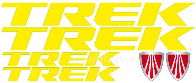 Naklejka Trek zestaw naklejek na rower rowery krosowe tuning