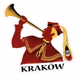 Naklejka Kraków hejnalista