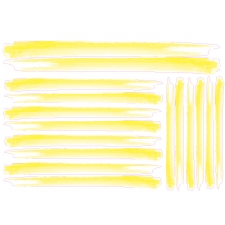 Naklejki na rower żółte Paint