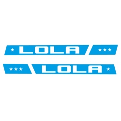 Naklejka pasy na bok samochodu Toyota Lola