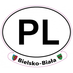 Naklejka PL Bielsko-Biała