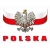 Naklejka flaga Polski orzeł  (ADR) tablica
