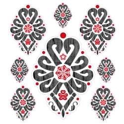 Naklejka Parzenica grafika