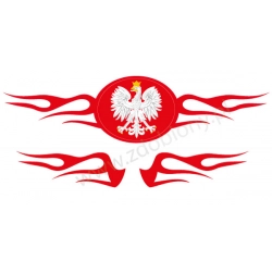 Naklejka orzeł na kabinę