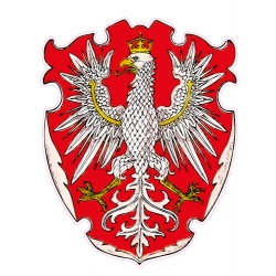 Naklejka herb województwo krakowskie