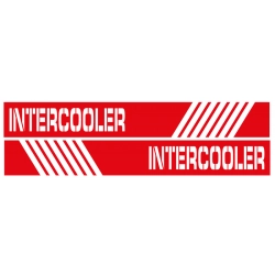 Naklejki pasy na bok auta samochodu Audi Intercooler