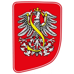 Naklejka Orzeł SCANIA R na bok kabiny