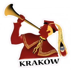 Naklejka Kraków hejnalista