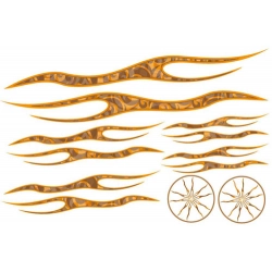 Naklejki na rower tribal