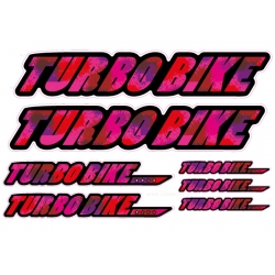 Naklejki na rower Turbo Bike