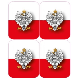 naklejka orzeł 1918 na samochód patriotyczna