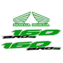 naklejki motocyklowe honda bros w zestawie