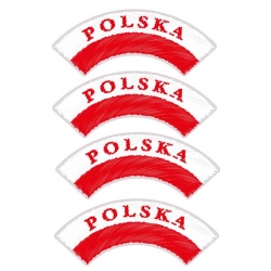 Naklejka flaga Polski