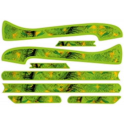 Naklejki na rower Floral Design Naklejki na rower w unikalnym stylu