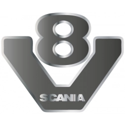 naklejki na scania v8, naklejki do tuningowania scania v8, naklejki do modyfikacji scania v8