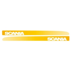 Naklejki na drzwi Scania pasy napis odblaskowe