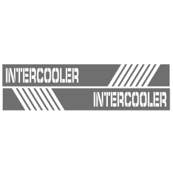 Naklejki pasy na bok auta samochodu Renault Intercooler